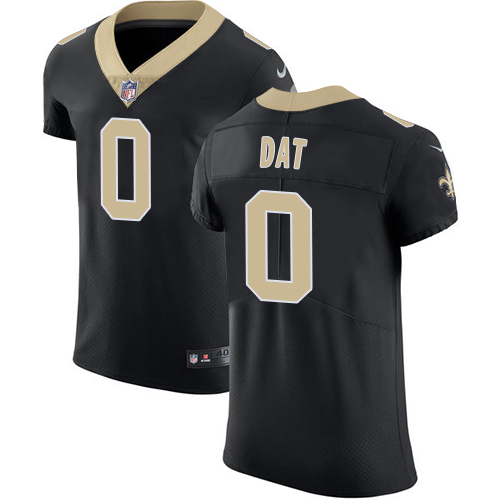 Nike Saints #0 Who Dat Black Team Color Men's Stitched NFL Vapor Untouchable Elite Jersey - Click Image to Close